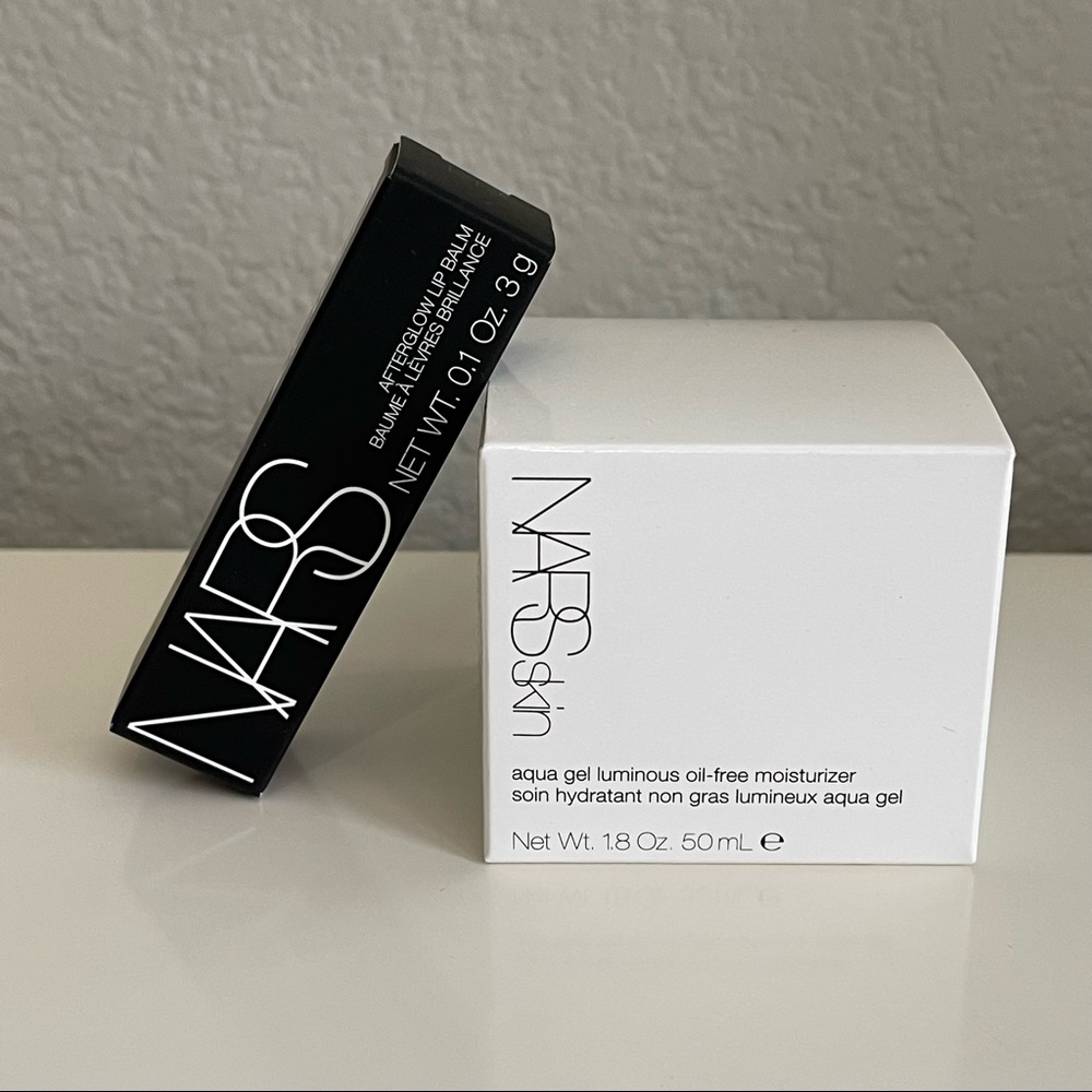 NEW! NARS Aqua Gel Oil-free Moisturizer with FREE NARS lip balm